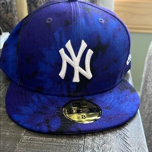 New Era Blue Tie-Dye Yankees Cap